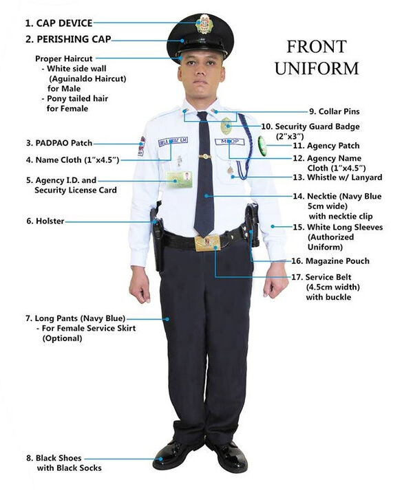 philippine security guard uniform
